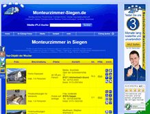 Tablet Screenshot of monteurzimmer-siegen.de